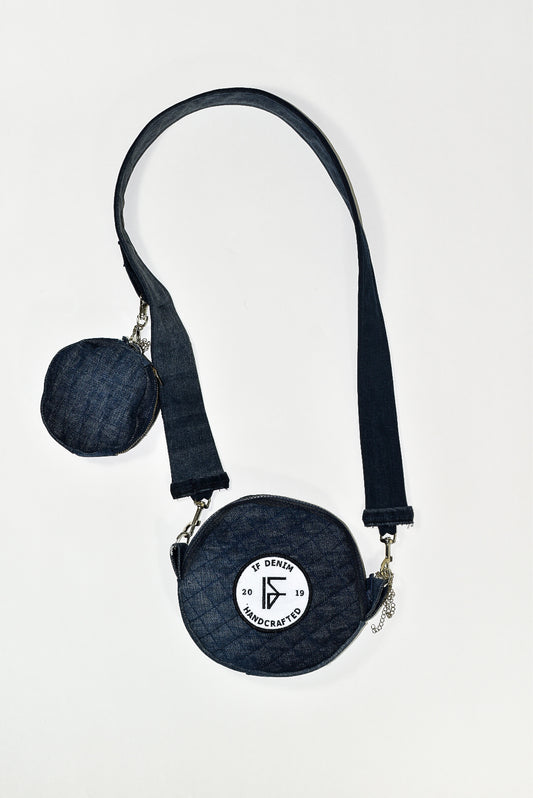 IF DENIM | CROSSBODY CIRCLE BAG x SMALL BAG - IF DENIM