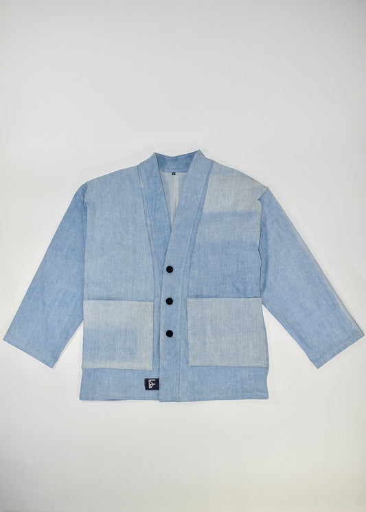 IF DENIM | Kimono Jacket Stonewashed Light Blue - IF DENIM