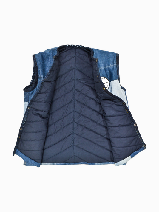 IF DENIM | Sustainable Patchwork Body Vest S - IF DENIM