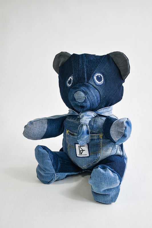 IF DENIM | Patchwork Denim Bear DB - IF DENIM