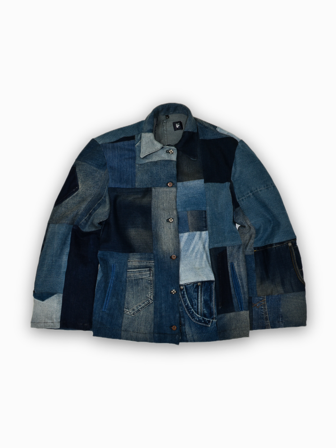 IF DENIM | Sustainable Patchwork Jacket L - IF DENIM
