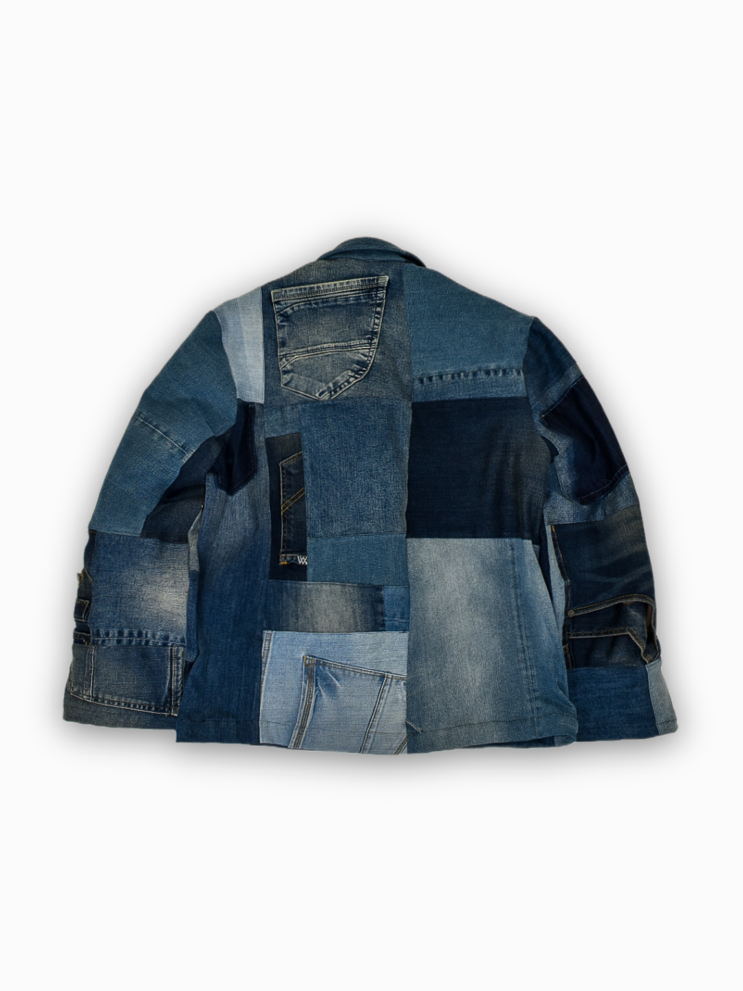 IF DENIM | Sustainable Patchwork Jacket L - IF DENIM