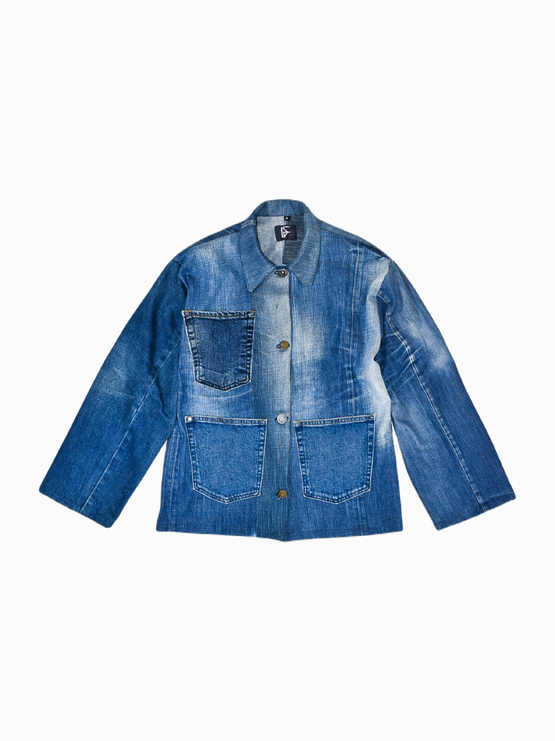 IF DENIM | Sustainable Patchwork Jacket M - IF DENIM