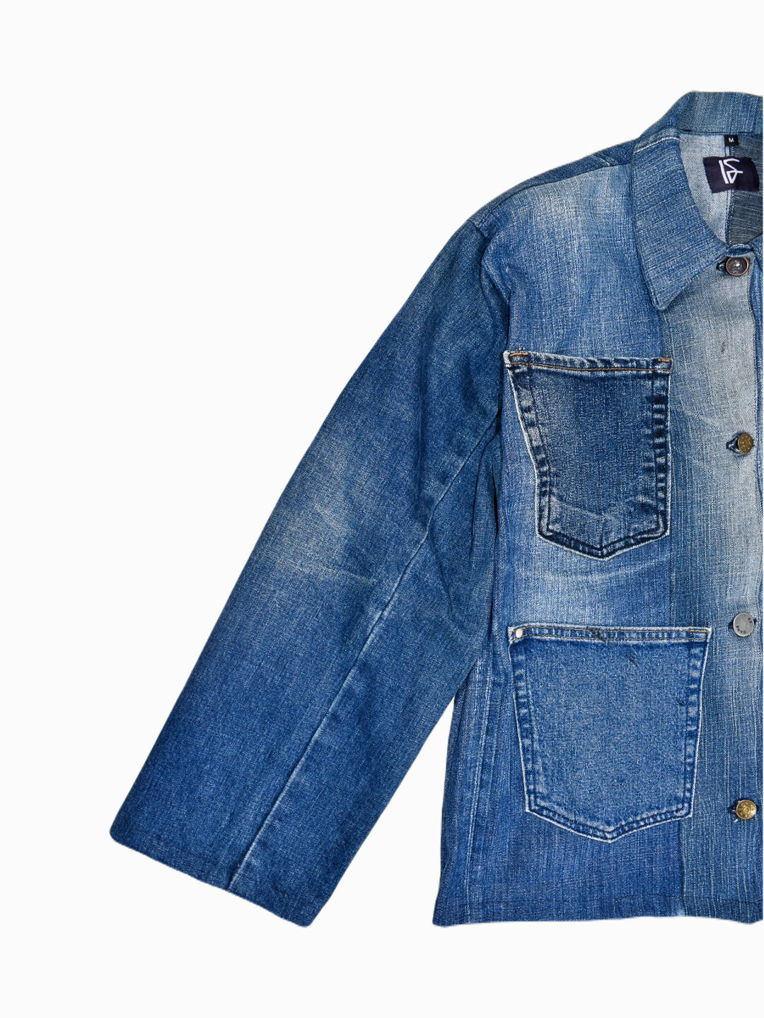 IF DENIM | Sustainable Patchwork Jacket M - IF DENIM