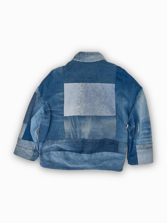 IF DENIM | Sustainable Patchwork Jacket M