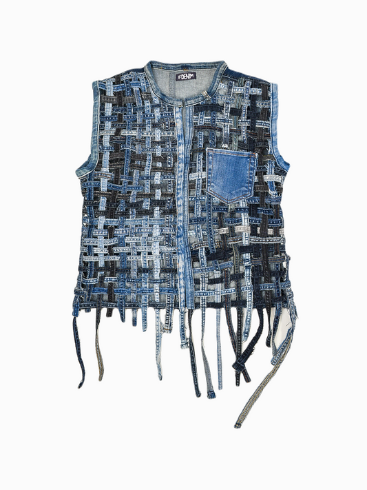 IF DENIM | Sustainable Woven Body Vest S