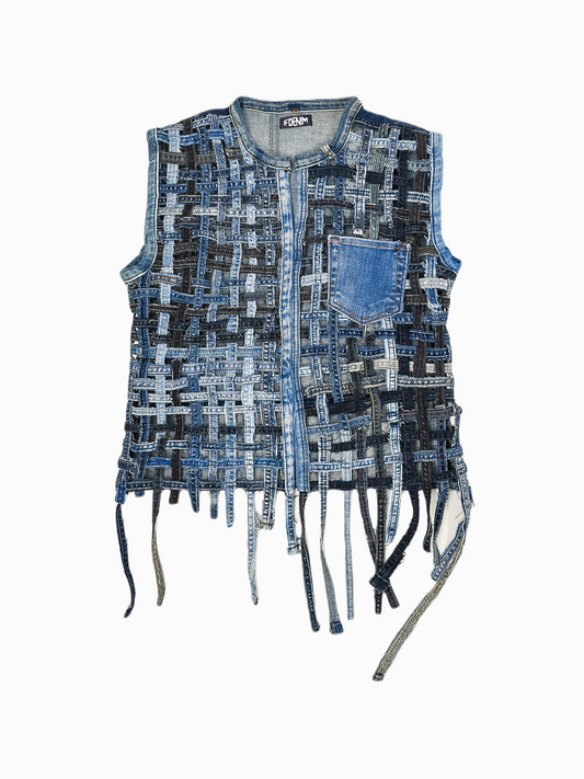IF DENIM | Sustainable Woven Body Vest S - IF DENIM