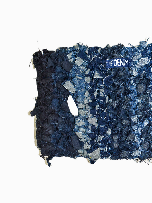 IF DENIM | WOVEN SHOULDER BAG - IF DENIM