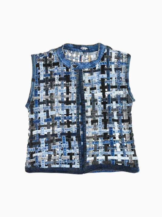 IF DENIM | Woven Body Vest L - IF DENIM