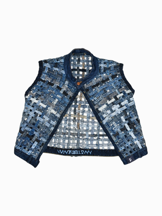 IF DENIM | Woven Body Vest S