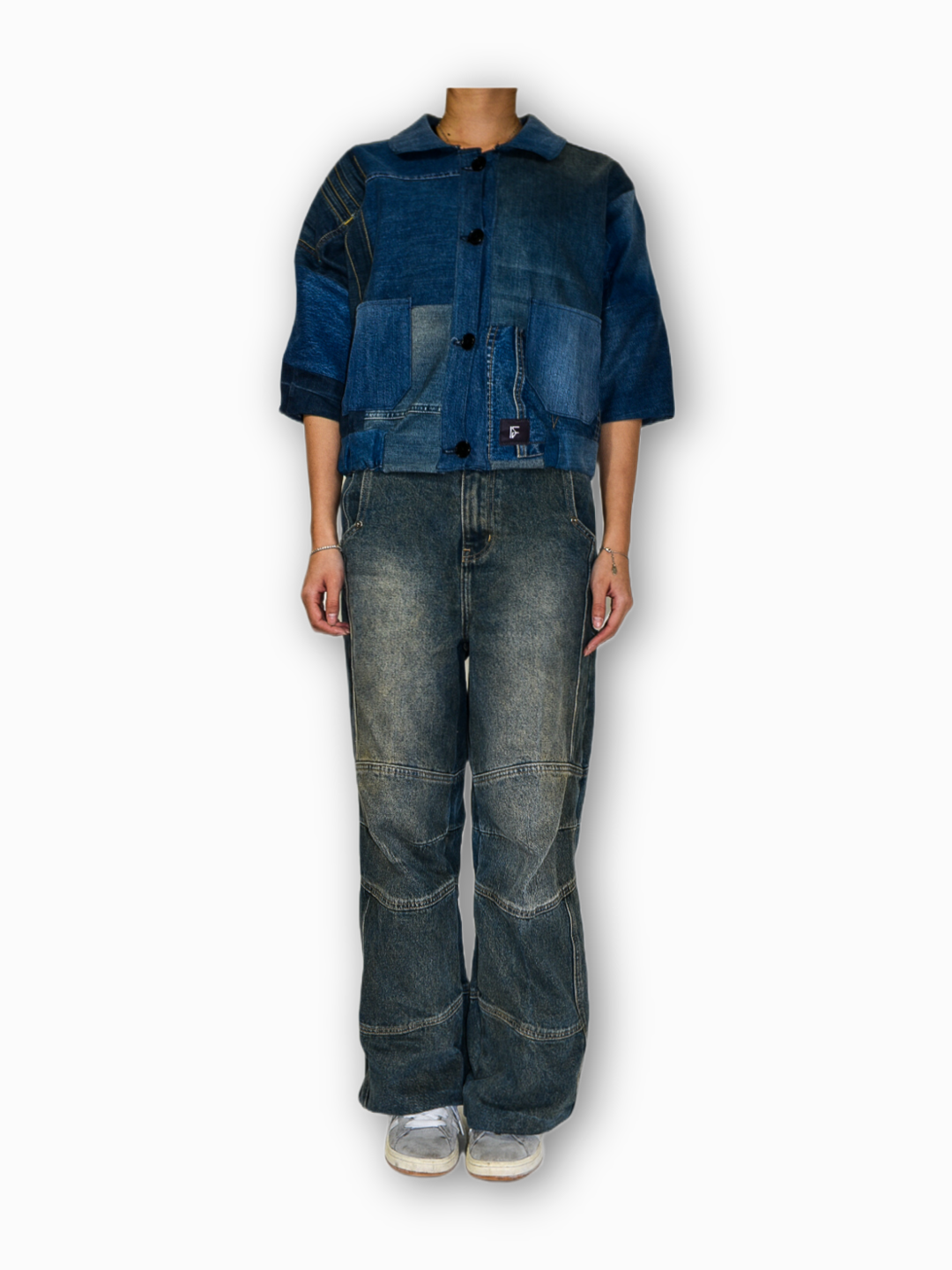 IF DENIM | Cropped Vintage Jacket XS