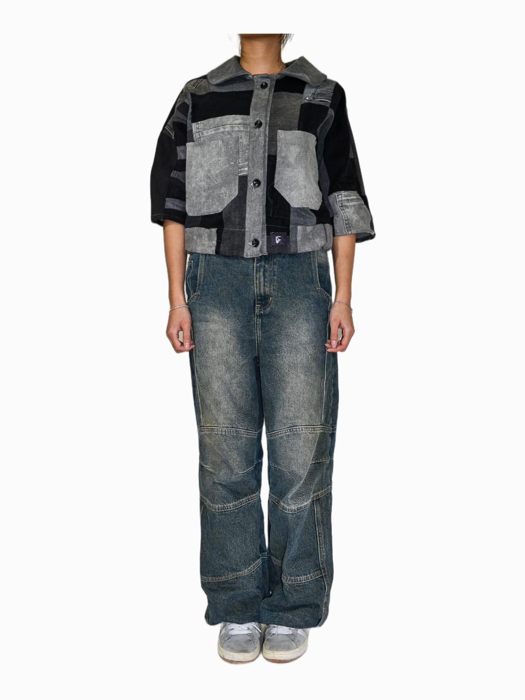 IF DENIM | Cropped Vintage Jacket S