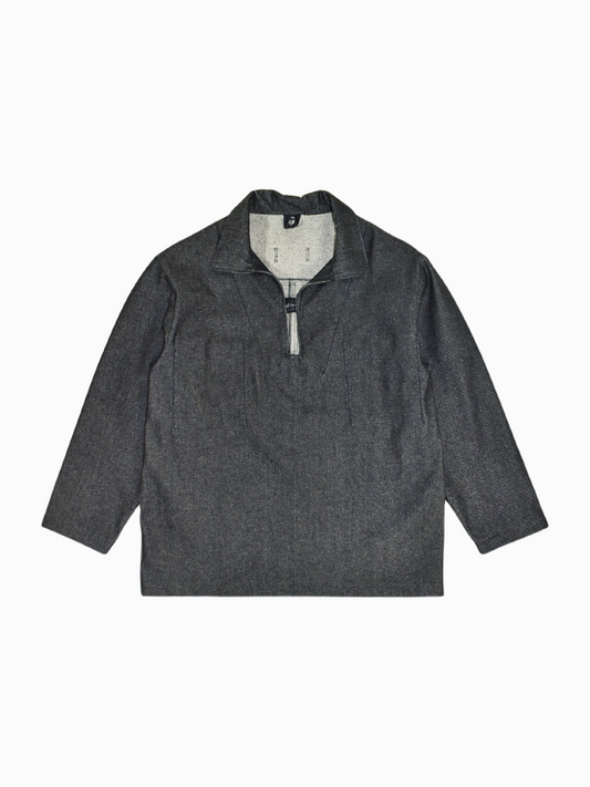 IF DENIM | Workwear Shirt Heavyweight Black Denim