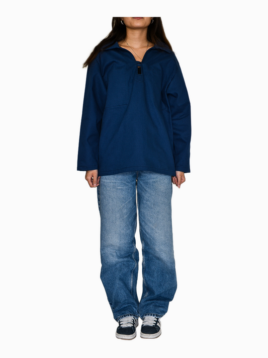 IF DENIM | Workwear Shirt Heavyweight Blue
