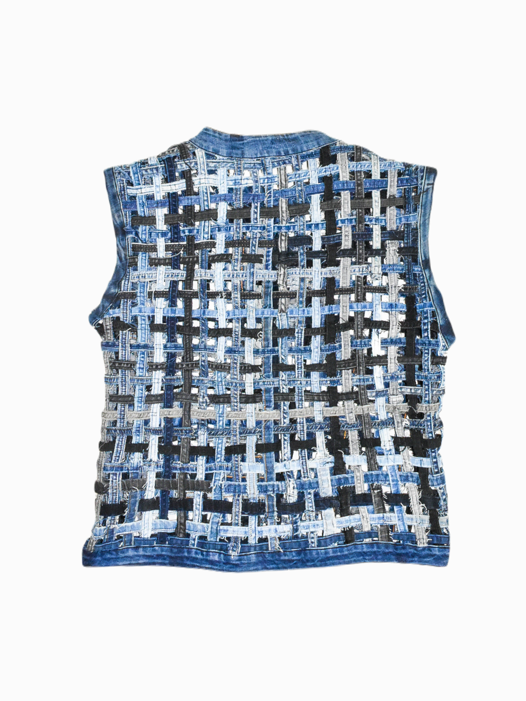 IF DENIM | Woven Body Vest L