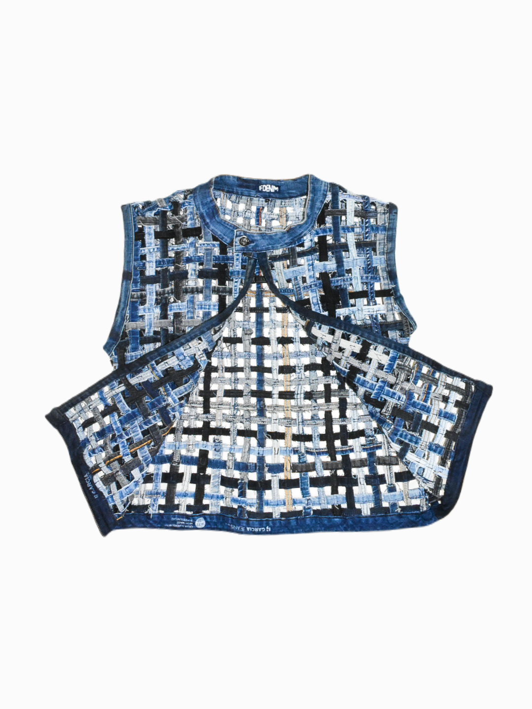 IF DENIM | Woven Body Vest L