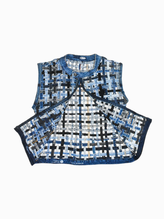 IF DENIM | Woven Body Vest L - IF DENIM