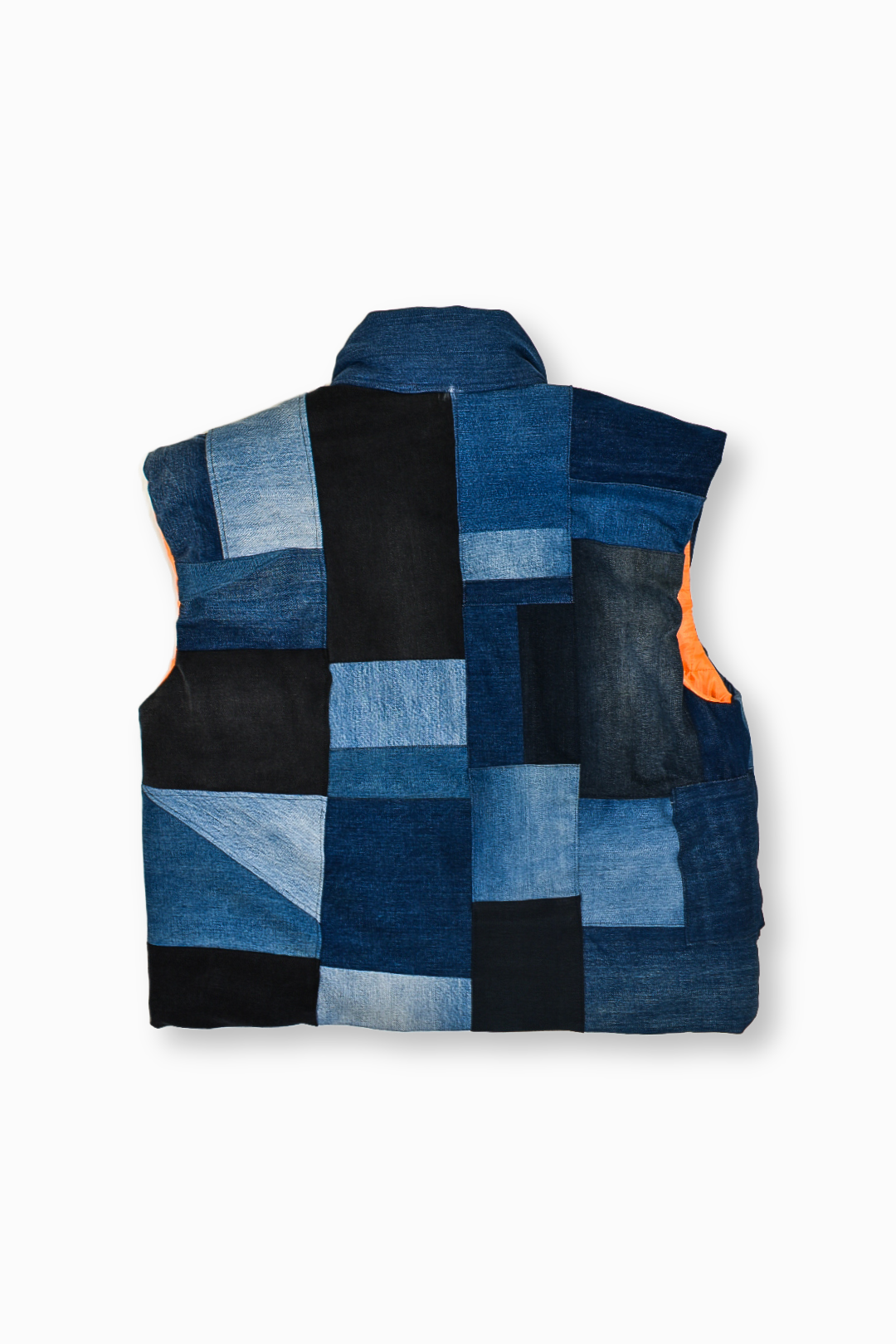 ALS DENIM | Duurzaam handgemaakt patchwork bodyvest L