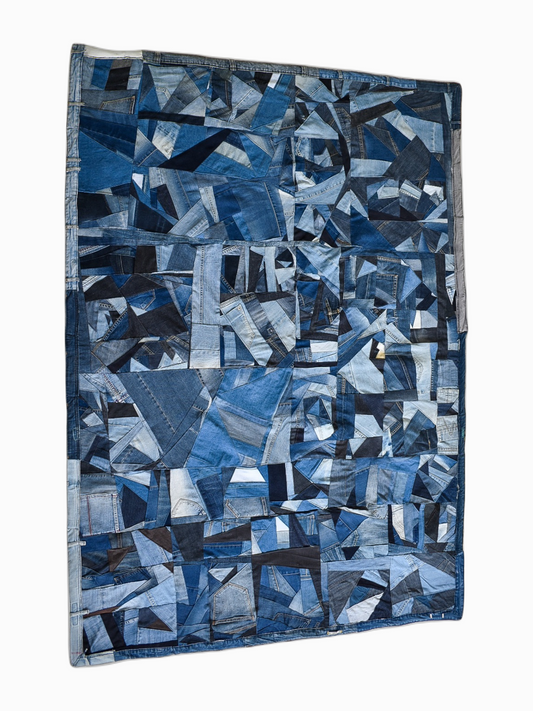 IF DENIM | Sustainable Handcrafted Patchwork Carpet - IF DENIM