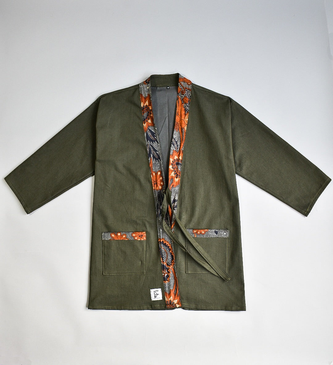 IF DENIM | Sustainable Handcrafted Batik Kimono Army Green