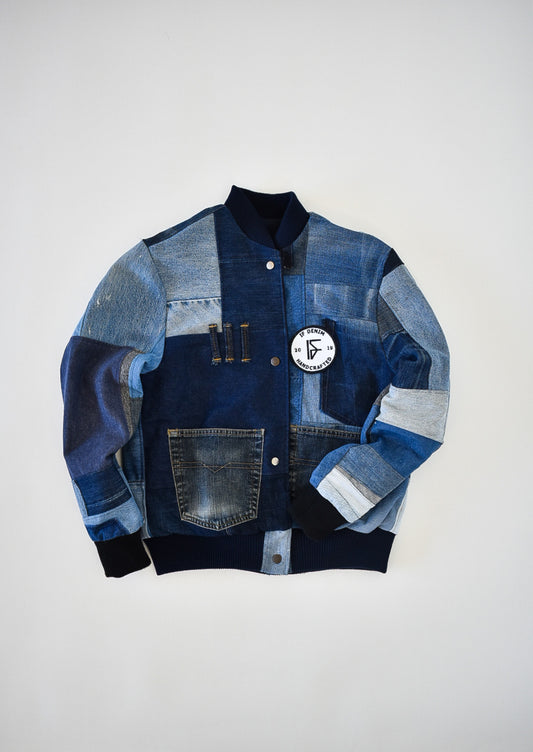 IF DENIM | Sustainable Handcrafted Patchwork Bomberjacket 02 - IF DENIM