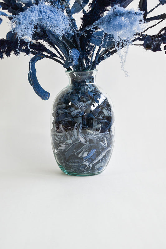 IF DENIM | Upcycled Denim Bouquet In A Vase - IF DENIM