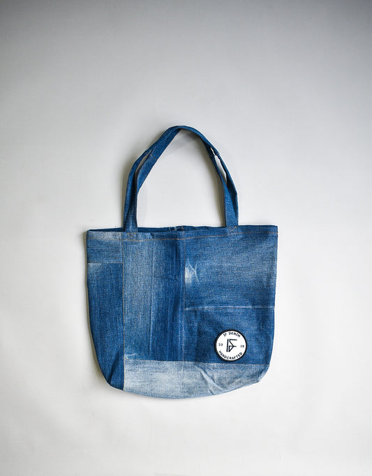 IF DENIM | Sustainable Handcrafted Totebag Worn-out LB - IF DENIM