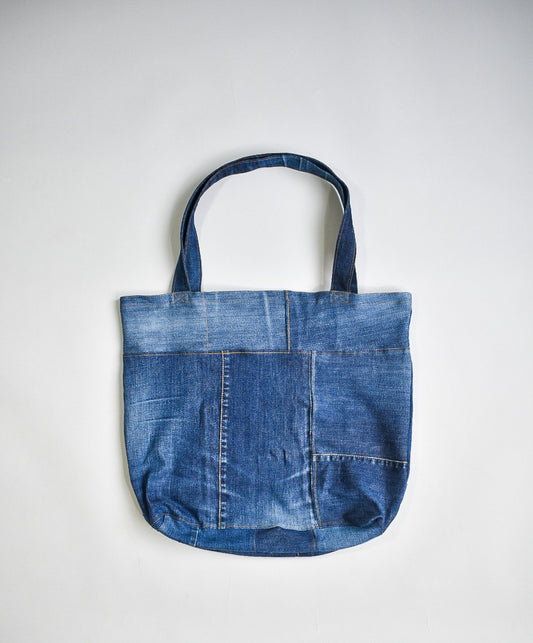 IF DENIM | Sustainable Handcrafted Totebag Worn-out Vintage DB01 - IF DENIM
