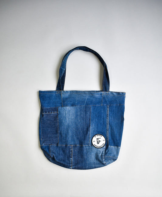 IF DENIM | Sustainable Handcrafted Totebag Worn-out Vintage DB01 - IF DENIM