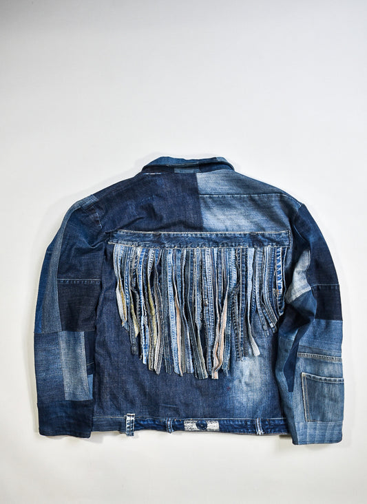 IF DENIM | Sustainable Handcrafted Western Patchwork Jacket 04 - IF DENIM