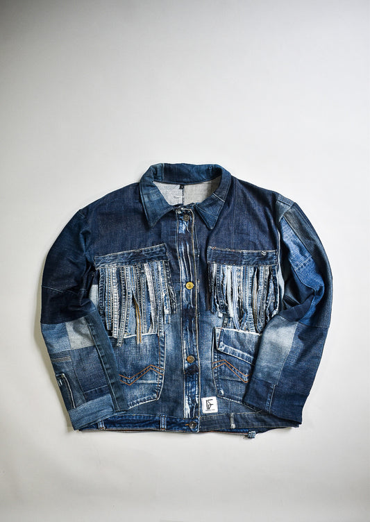 IF DENIM | Sustainable Handcrafted Western Patchwork Jacket 04