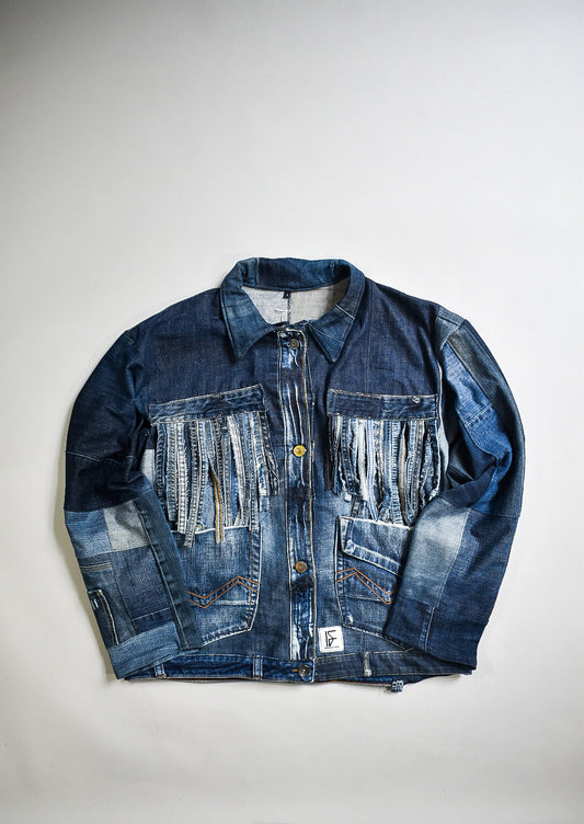 IF DENIM | Sustainable Handcrafted Western Patchwork Jacket 04 - IF DENIM