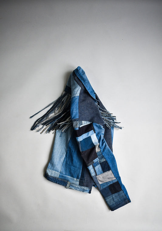 IF DENIM | Sustainable Handcrafted Western Patchwork Jacket 01 - IF DENIM