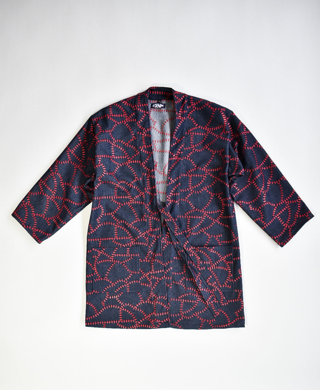 ALS DENIM | Kimono Geborduurde stof