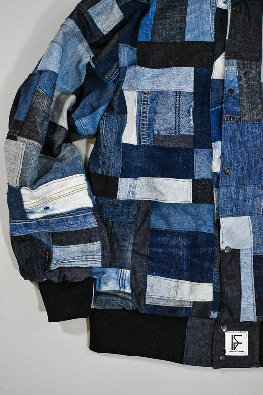 IF DENIM | Sustainable Handcrafted Patchwork Bomberjacket - IF DENIM