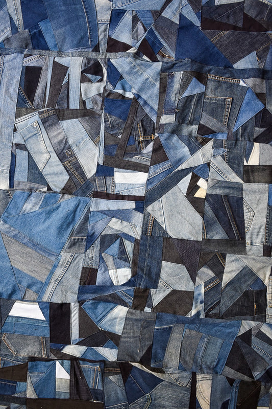 IF DENIM | Sustainable Handcrafted Patchwork Carpet - IF DENIM