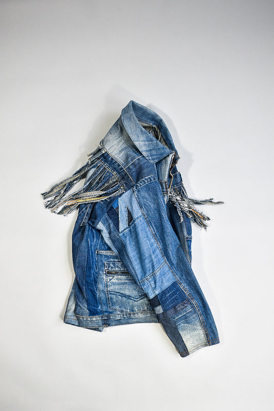 IF DENIM | Sustainable Handcrafted Western Patchwork Jacket - IF DENIM